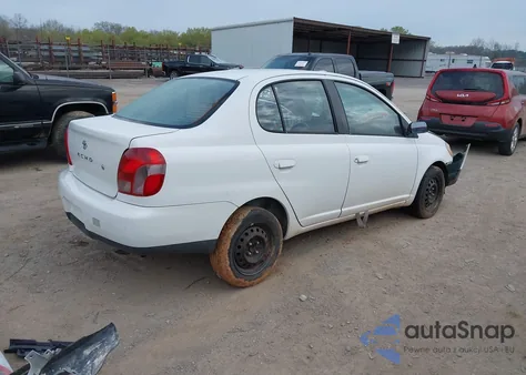 2002 Toyota Echo из США, поврежденный, VIN JTDBT123125025573